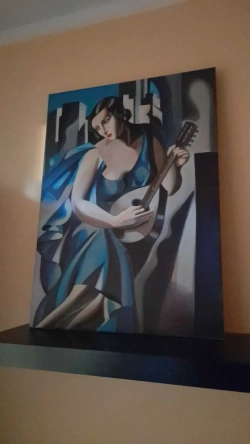 Sprzedam obraz Tamara Łempicka Kobieta z tamburynem