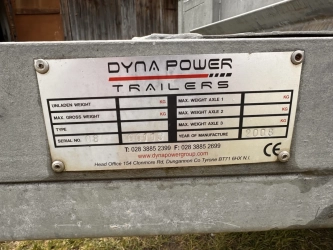 Przyczepka Masywna Dyna Power.