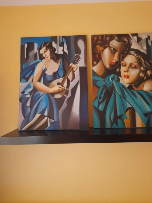 Sprzedam obraz Tamara Łempicka Kobieta z tamburynem