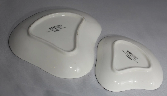 Komplet tacek dekojaryjnych WESTWING ZELLA małe 2 sztuki