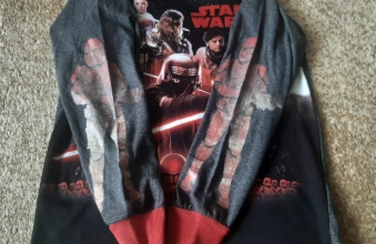 Koszulka piżamowa chłopięca długi rękaw 128 Star Wars 