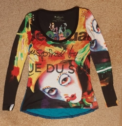 Bluzka/tunika długi rękaw damska Desigual 38