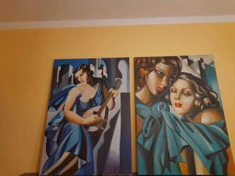 Sprzedam obraz Tamara Łempicka Kobieta z tamburynem