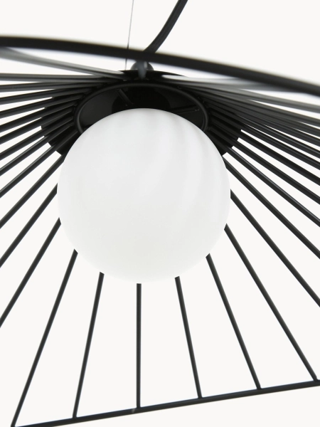 Lampa wisząca West Silvan 1 -punkty światła G9 czarna
