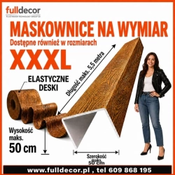 Imitacja drewna na wymiar - Belki rustykalne, Maskownica styropianowa, Lamele sufitowe, Deska elewacyjna