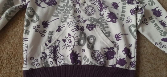 Bluza chłopięca kaptur 104-110 