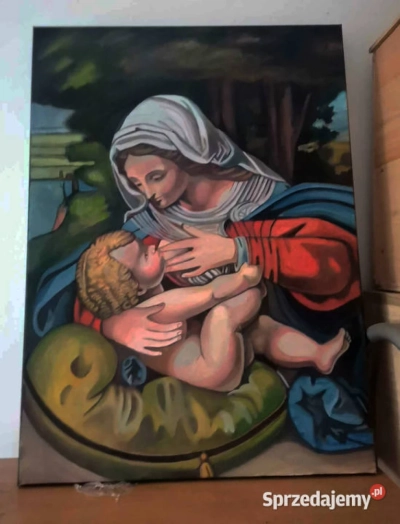 Sprzedam obraz Matka boska karmiąca