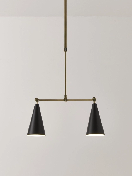 Lampa wisząca Westwing Aubrey 2 -punkty światła E27