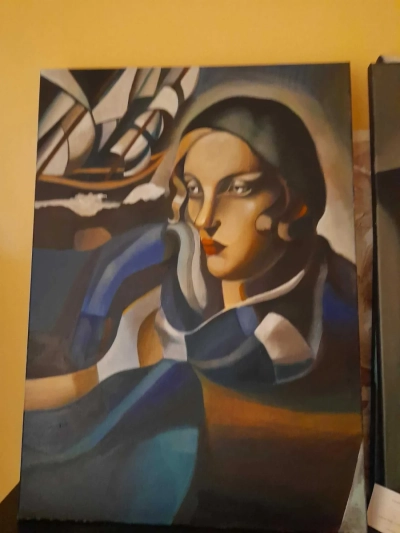 obraz Tamara Łempicka kobieta z łódkami