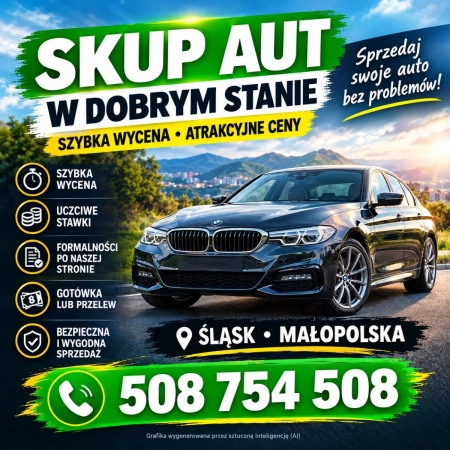 Skup aut Tarnów i reszta MAŁOPOLSKI, EKSPRESOWA PŁATNOŚĆ-GOTÓWKA, DOJAZD do KLIENTA