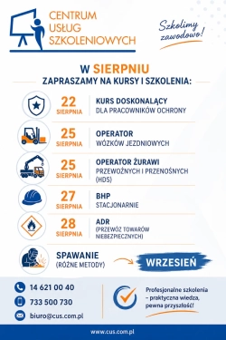 Kurs HDS - 25 sierpnia