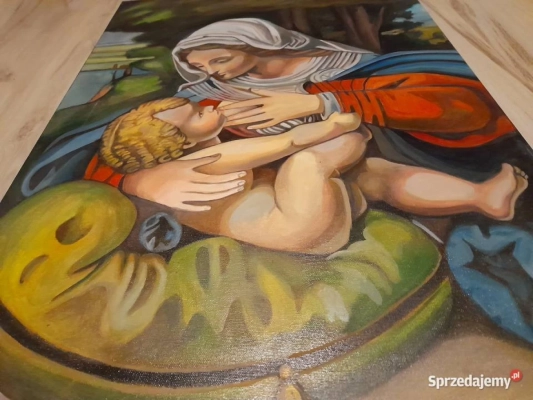 Sprzedam obraz Matka boska karmiąca