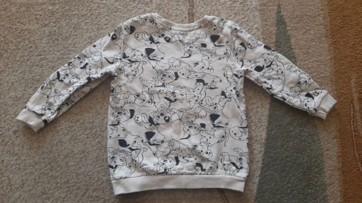Bluza dresowa dziewczęca 101 dalmateńczyków 98 Disney Baby