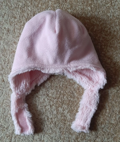 Czapka zimowa ocieplana dziewczęca 92/98/104
