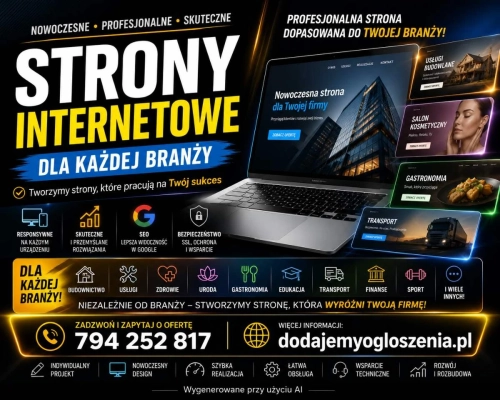 Strony internetowe dla firm przeprowadzkowych - prosto i konkretnie