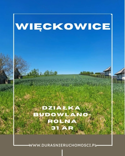 Więckowice działka 31 ar