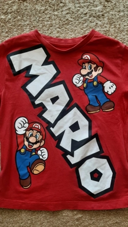 Bluzeczka koszulka długi rękaw chłopięca 98-104 Super Mario 