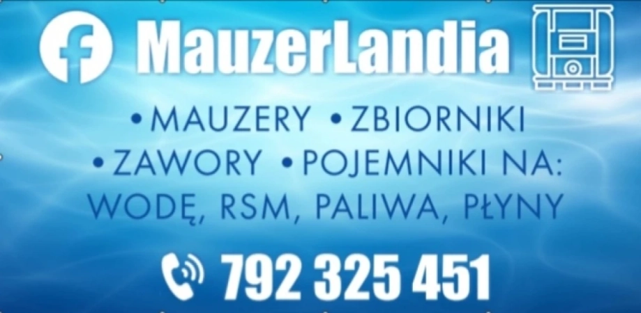 Mauzer Zbiornik Beczka 1000L 800L 600L
