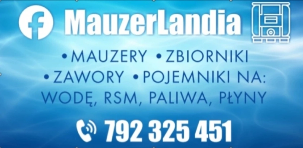 Mauzer Zbiornik Beczka 1000L 800L 600L