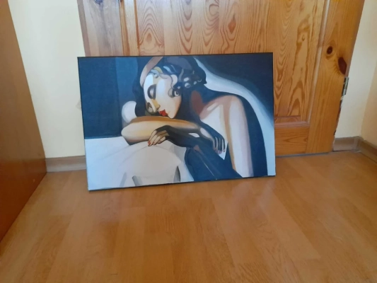 obraz spiąca tamara Łempicka