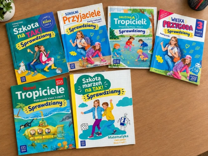 Szkoła marzeń na Tak, Szkolni Przyjaciele, Wielka Przygoda, Nowi Tropiciele, Szkoła na Tak, Drużyna Tropicieli