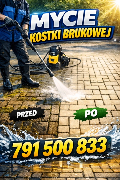 Mycie kostki brukowej – usługi brukarskie
