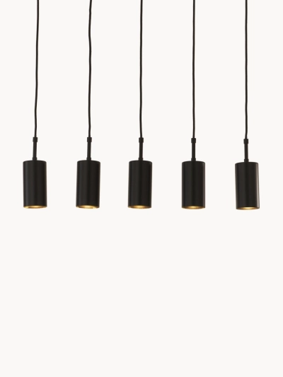 Lampa wisząca Arvo 5 -punkty światła G10 Czarna