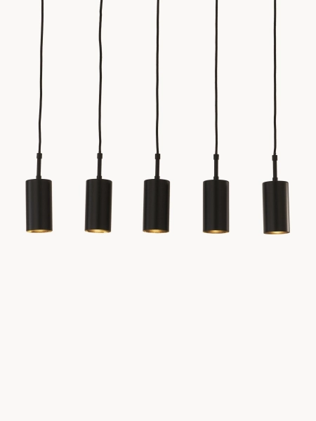 Lampa wisząca Arvo 5 -punkty światła G10 Czarna