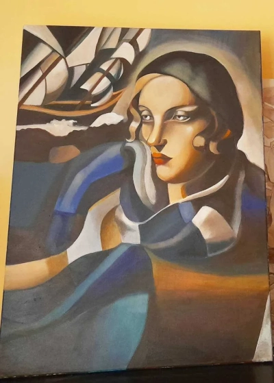 obraz Tamara Łempicka kobieta z łódkami