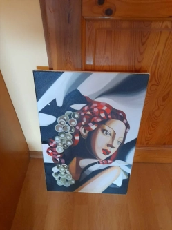 Obraz Kobieta z winogronami Tamara Łempicka