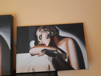 obraz spiąca tamara Łempicka