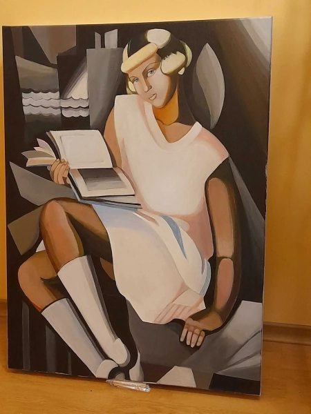 Tamara Łempicka - Gizette 60 na 80 cm obraz