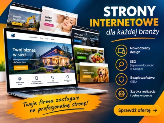 Nowoczesne strony dla lokali gastronomicznych