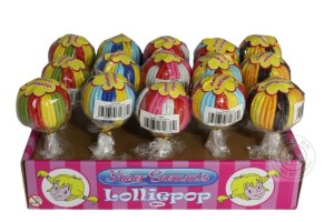 Britzz gumki do włosów 18 szt. w lizaku /opakowanie -15 sztuk