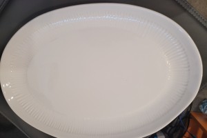 Westwing Duży talerz do serwowania Kinsley szer. 41 cm, gł. 29 cm