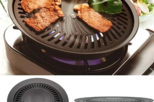 NIEPRZYWIERAJĄCA PATELNIA GRILLOWA DO UŻYTKU NA PŁYCIE KUCHENNEJ