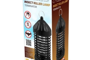 LAMPA PUŁAPKA NA KOMARY MUCHY OWADY OWADOBÓJCZA ŚWIATŁO UV