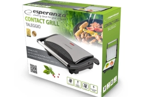 Tradycyjny grill elektryczny Esperanza EKG006 srebrny/szary 750 W