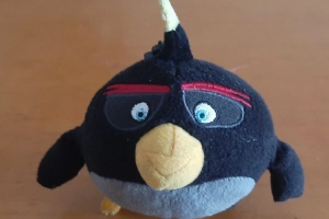 Brelok pluszak Bomba Angry Birds 