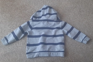 Bluza dresowa chłopięca paski kaptur 92 Ralph Lauren 