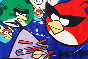 Bluzka koszulka T-shirt chłopięca krótki rękaw 134-140 Angry Birds 