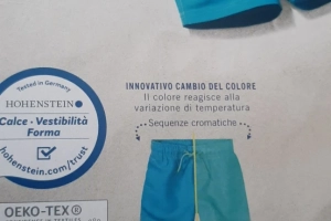 Spodenki krótkie chłopięce niebieskie 110-116 Lupilu 