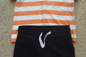 Komplet chłopięcy koszulka krótki rękaw spodenki krótkie 86