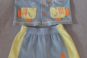 Komplet chłopięcy lato koszulka spodenki 56-62 Zip Zap