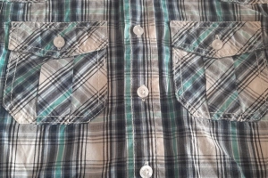 Koszula chłopięca kratka krótki rękaw 122 C&A