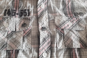 Koszula chłopięca krótki rękaw kratka 110-116 We