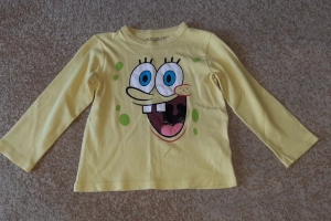 Koszulka bluzka długi rękaw Spongebob 110-116 Nickelodeon 