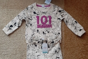 Komplet dziewczęcy 101 dalmateńczyków 74/80