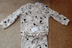 Komplet dziewczęcy 101 dalmateńczyków 74/80