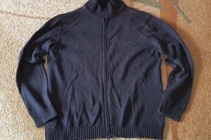 Sweter kardigan męski granatowy logowany XXL Armani Jeans